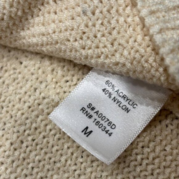 New Beige by Tany wrap sleeveless sweater top size M - Picture 4 of 5